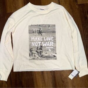 NWT Grayson Threads Sleepwear Woodstock LongSleeve Pullover Top